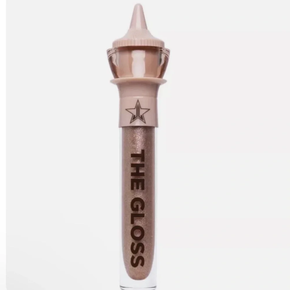 Jeffree Star Cosmetics The Lip Gloss BODY COUNT tan shimmer shade Brand New